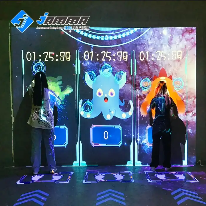 Exciting Children Museum Video Interactive floor projector Games Intellectual Challenge for Kids Advertising Equipment