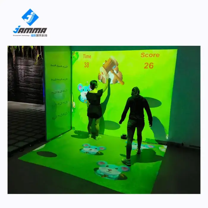 Exciting Children Museum Video Interactive floor projector Games Intellectual Challenge for Kids Advertising Equipment