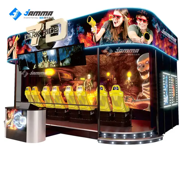 amusement indoor playground 3DOF 5d,6d,7d cinema game machine with cabinet