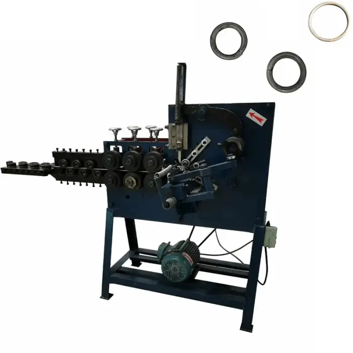 Automatic O Ring Making Machine Manufacturer Iron Steel Aluminum Copper Stainless Small Wire Ring Making Machine