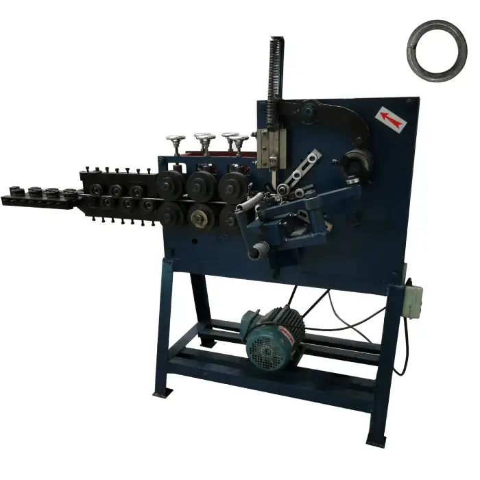 Automatic O Ring Making Machine Manufacturer Iron Steel Aluminum Copper Stainless Small Wire Ring Making Machine