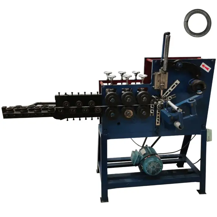 Automatic O Ring Making Machine Manufacturer Iron Steel Aluminum Copper Stainless Small Wire Ring Making Machine