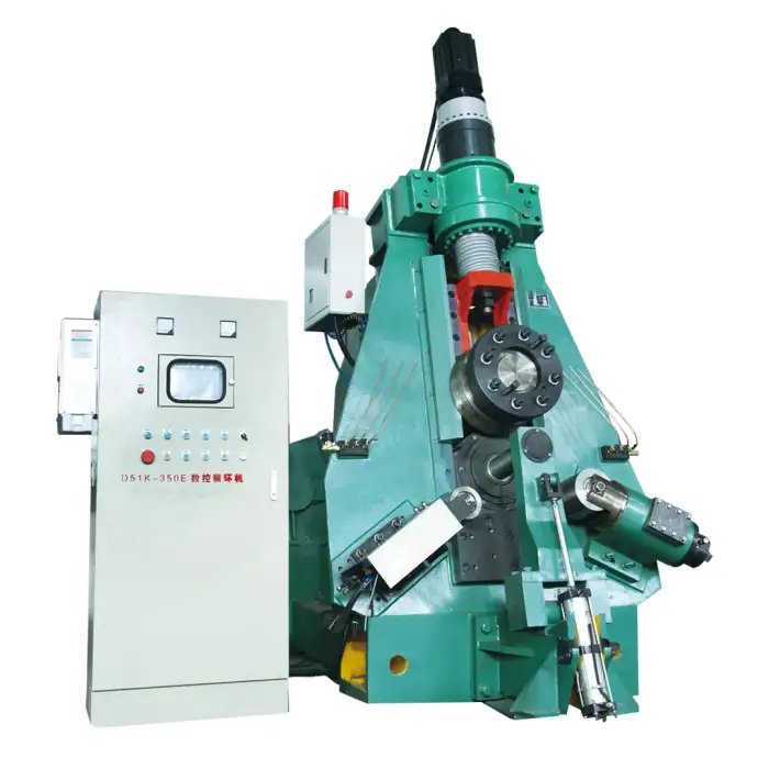 Automatic Steel Flange Making Machine Nc Radial and Axial Ring Rolling Machine Ring Forging Line