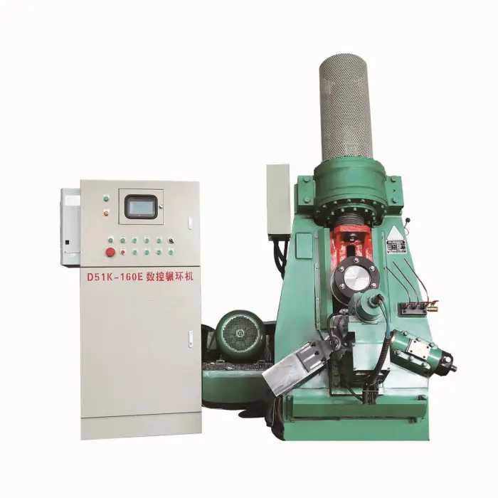 Automatic Steel Flange Making Machine Nc Radial and Axial Ring Rolling Machine Ring Forging Line