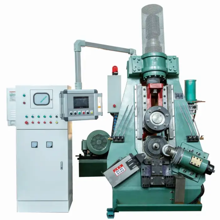 Automatic Steel Flange Making Machine Nc Radial and Axial Ring Rolling Machine Ring Forging Line