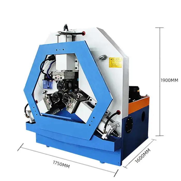 High Precision Nipple Small Hydraulic Three Axis Thread Rolling Knurling Machine With Reliable Motor and Engine