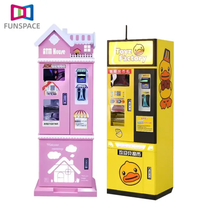 Funspace Highly Secure Coin Exchange Machines Customized Automatic Coin Change Machine