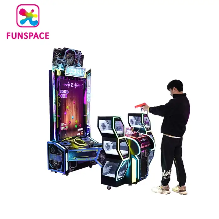 Funspace Coin Operated Shoot Video Game Simulator Entertainment Gun King Shooting Game Machine