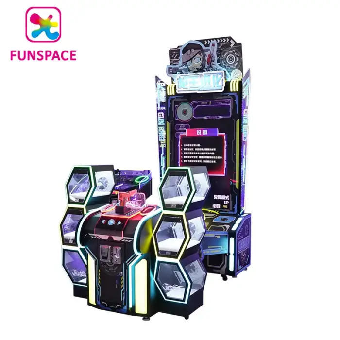 Funspace Coin Operated Shoot Video Game Simulator Entertainment Gun King Shooting Game Machine