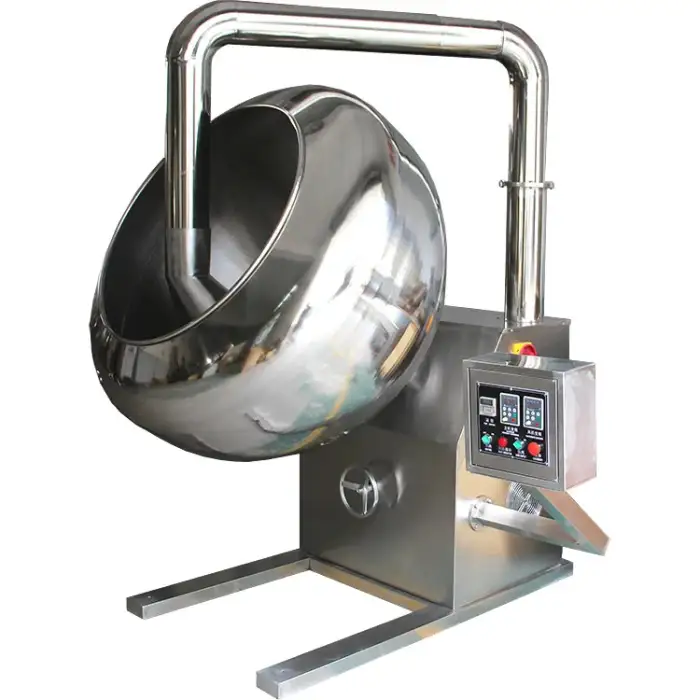 commercial sugar caramel popcorn coating machine