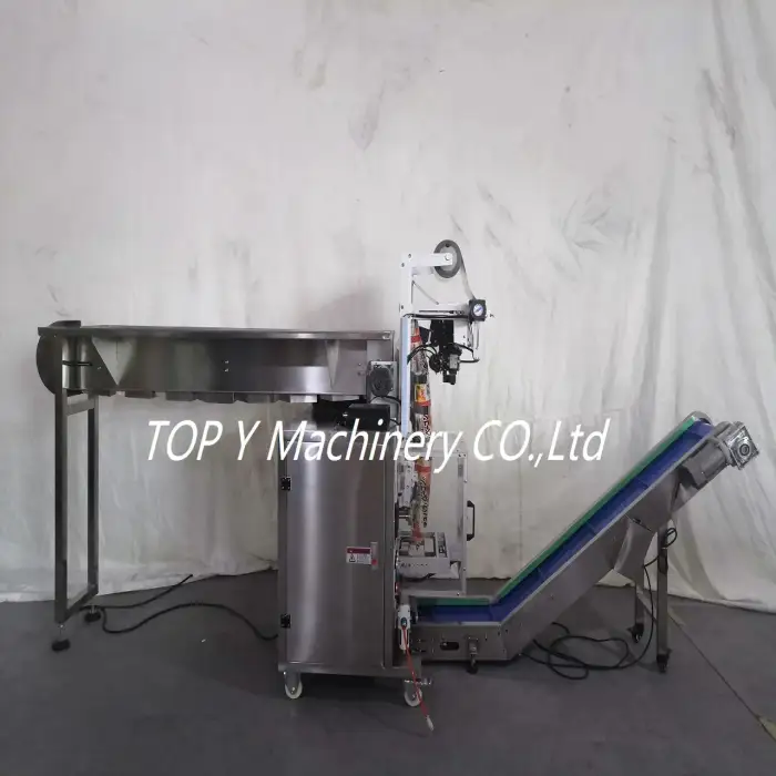 DXD-320K gummy bear machine with vertical chain bucket  soft candy packing machine