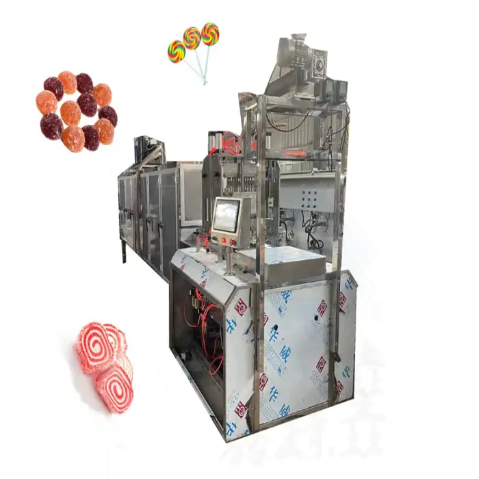 jelly candy depositor machine center filled hard candy machine lollipop candy making machine