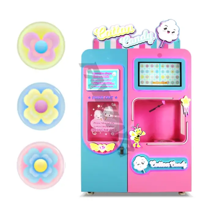 Commercial Cotton Candy Machine Coin Vending Machine