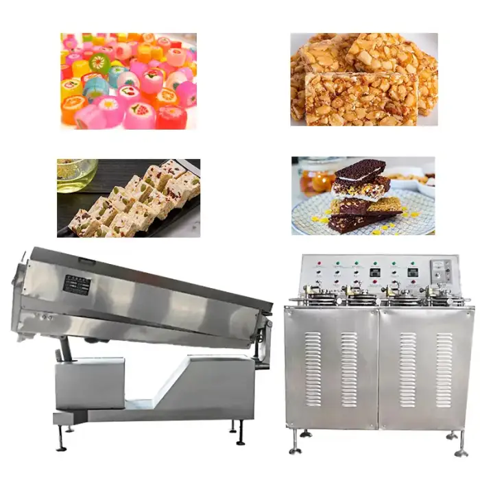 Hard Toffee Drop Roller Candy Machine Lollipop Production Line