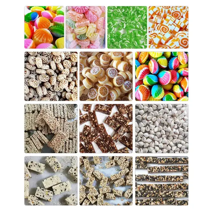 Hard Toffee Drop Roller Candy Machine Lollipop Production Line