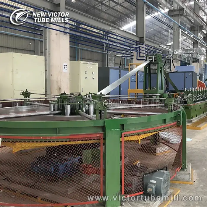 ERW tube milling machine steel pipe making machine entry section