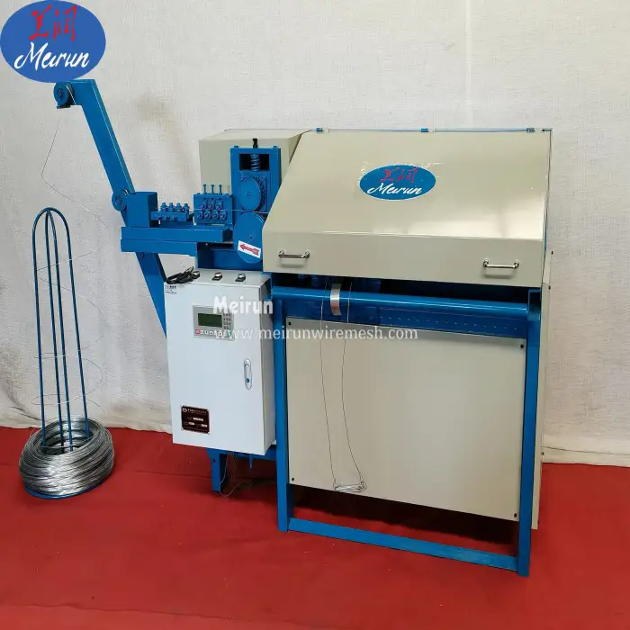 pvc welded wire mesh machine Double Loop Tie Wire Machine wire ring making machinery automatic