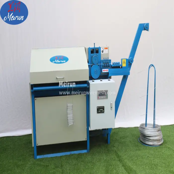 pvc welded wire mesh machine Double Loop Tie Wire Machine wire ring making machinery automatic