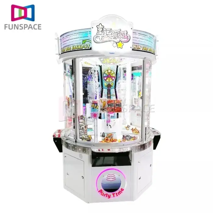 4 Players Jackpot Gift Stack Arcade Gift Machines For Shopping Mall