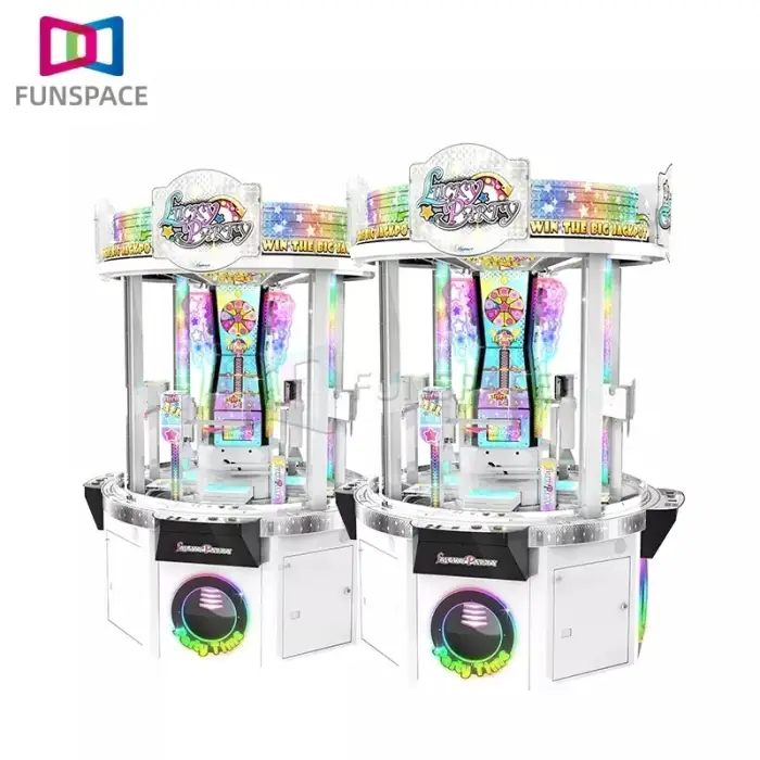 4 Players Jackpot Gift Stack Arcade Gift Machines For Shopping Mall