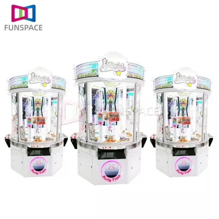 4 Players Jackpot Gift Stack Arcade Gift Machines For Shopping Mall