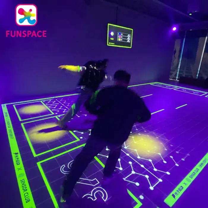 Funspace Parent-Child, Group Building Interactive Games Indoor Interactive Floor Projection System Floor Games