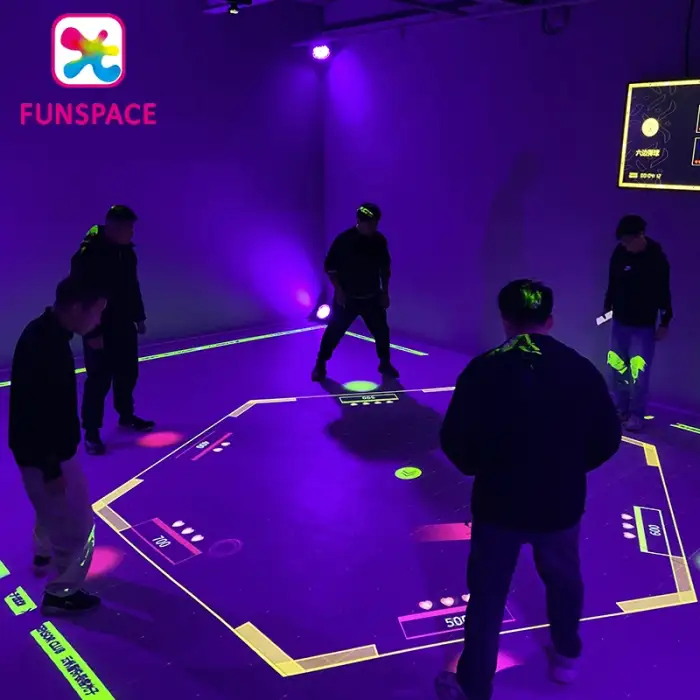 Funspace Parent-Child, Group Building Interactive Games Indoor Interactive Floor Projection System Floor Games