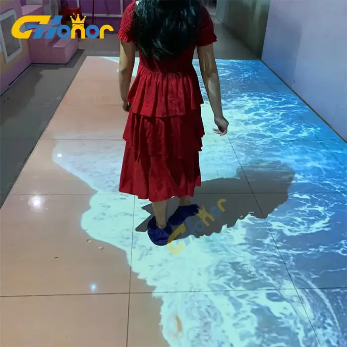 Popular AR  3D interactive wall game for kids Augmented Reality interactive floor projector portable