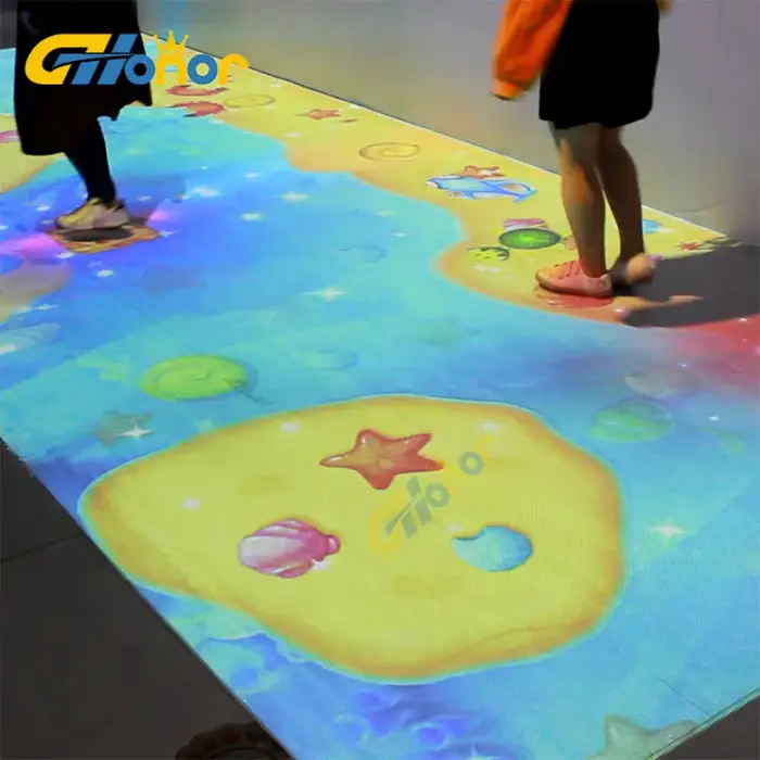 Popular AR  3D interactive wall game for kids Augmented Reality interactive floor projector portable