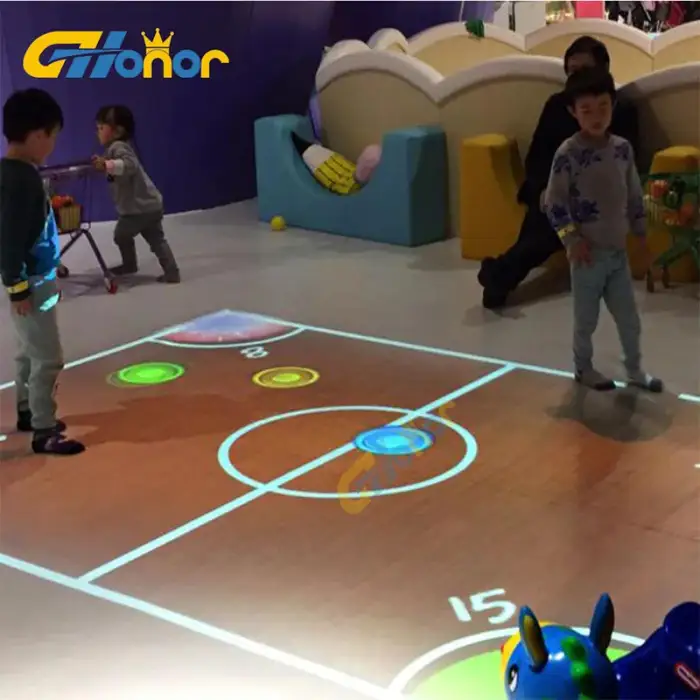 Popular AR  3D interactive wall game for kids Augmented Reality interactive floor projector portable