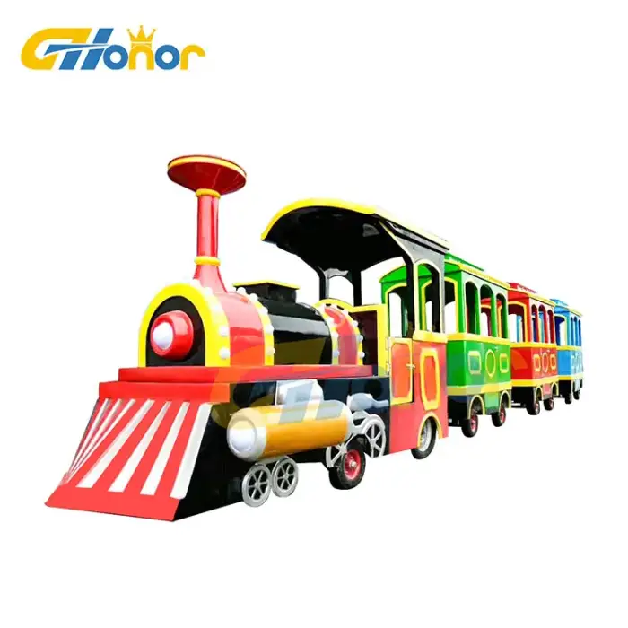 Hot-selling Kids TracklessTrain wholesale amusement park facilities fashionable garden city park