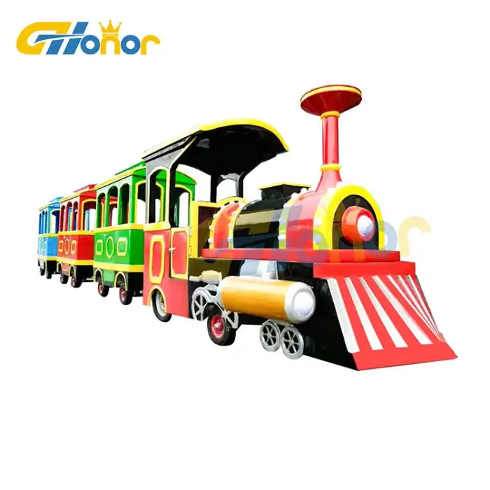 Hot-selling Kids TracklessTrain wholesale amusement park facilities fashionable garden city park