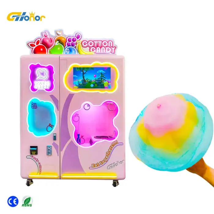 Flower Cotton Candy Machine Vending Machine Commercial Cotton Candy Machine For Sale