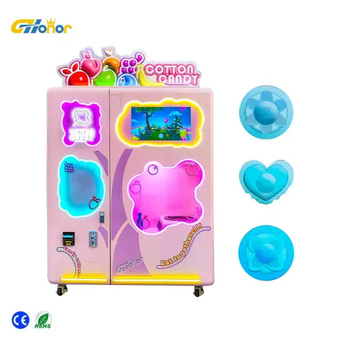 Flower Cotton Candy Machine Vending Machine Commercial Cotton Candy Machine For Sale