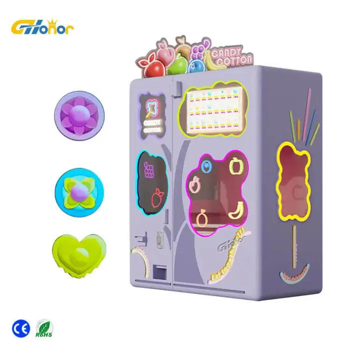 Flower Cotton Candy Machine Vending Machine Commercial Cotton Candy Machine For Sale