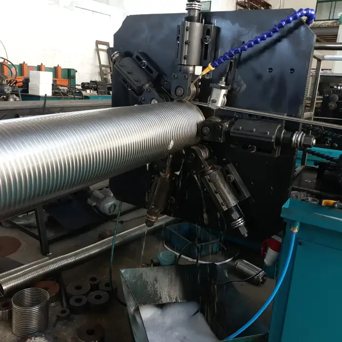 Flexible Interlocked Metal Hose Forming Machine,Interlock Exhaust Pipe Making Machine