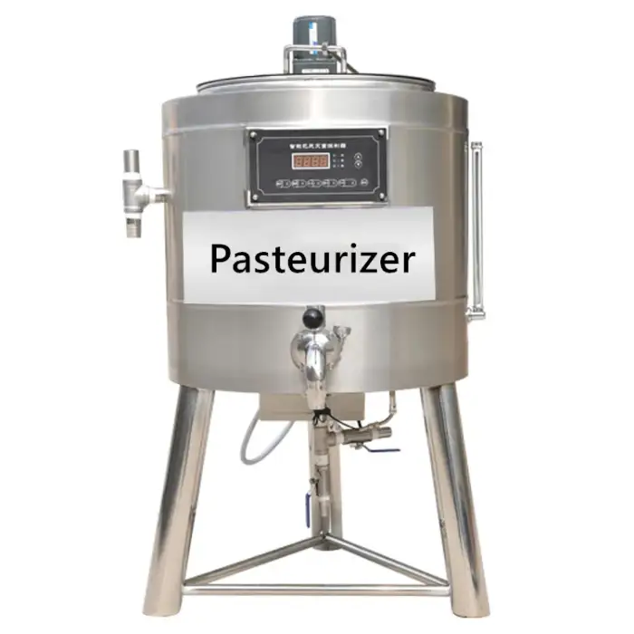 100L pasteurized machine for milk pasteurization machine juice tank