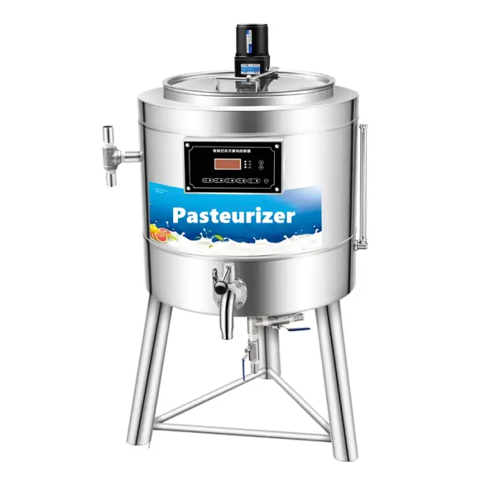 100L pasteurized machine for milk pasteurization machine juice tank