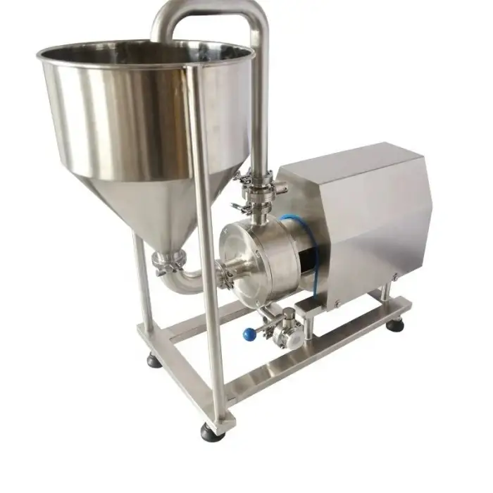 TRL-B milk pasteuriser and homogeniser vacuum emulsifier mixer homogenizer ice cream homogenizer