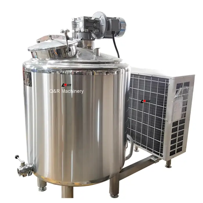 500L Sanitary dairy farm dairy equipment Horizontal milk pasteurization machine