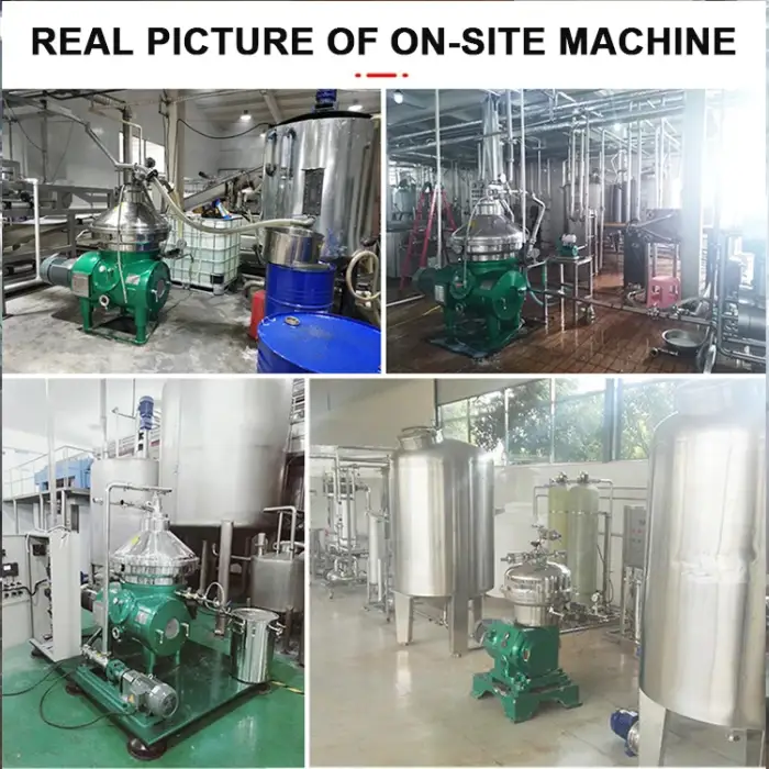 Milk Separator Machine Safety Centrifugal Electrical Milk Cream Separator Machine