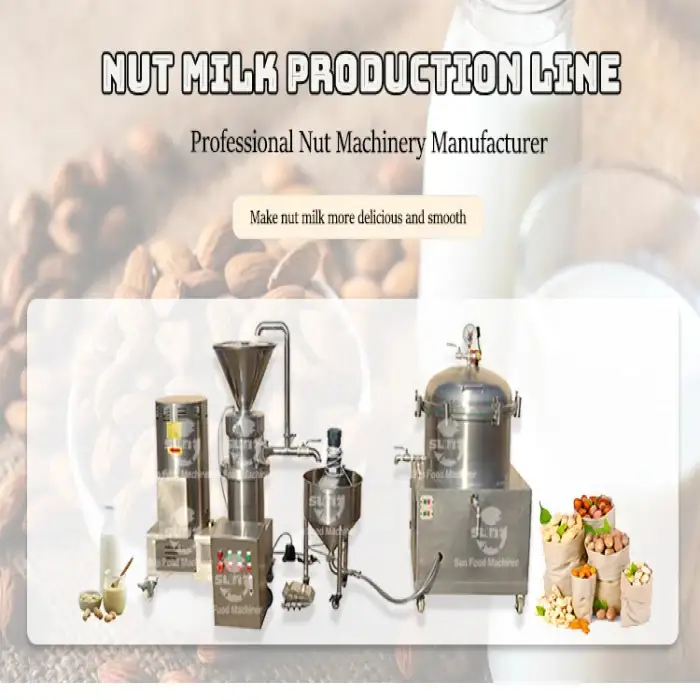 Nut Milk Production Line peanut milk machine bean almond cashew nut milk maker soybean machine soy milk extractor