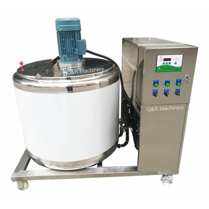 500L Sanitary dairy farm dairy equipment Horizontal milk pasteurization machine