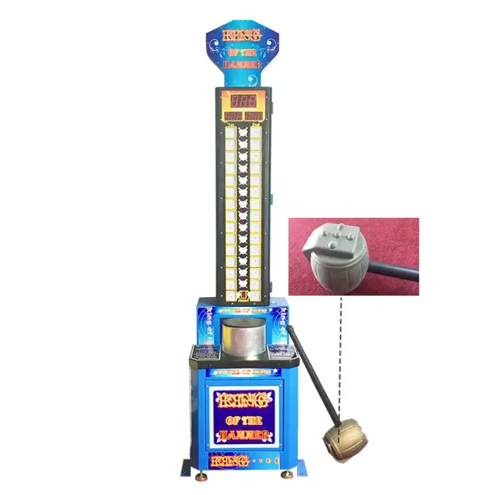 Children King of Hammer Arcade Redemption Hammer Hitting Game Coin Operated Game Machine