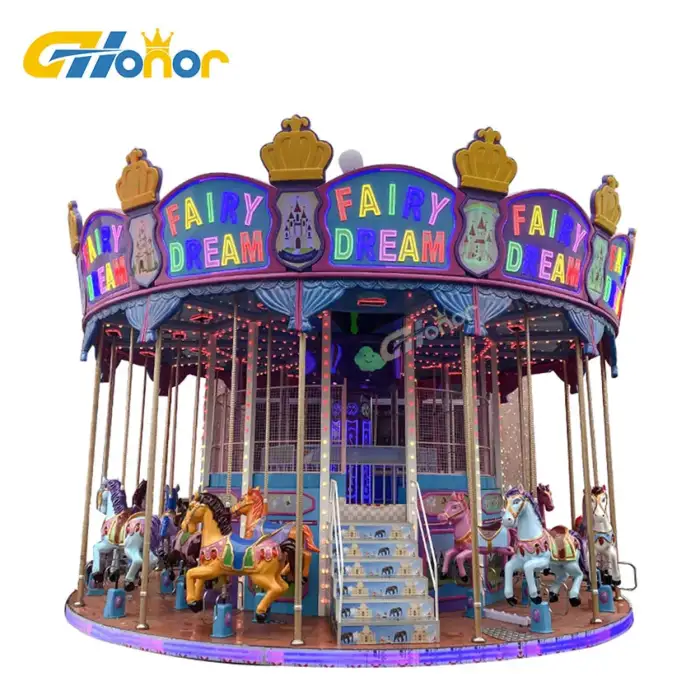 Racing simulator cockpit Carousel mini ride  Ride carousel amusement For Sale