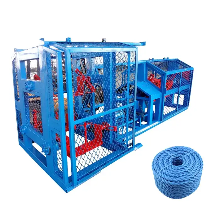 Yantai  lutong  yarn twisting machinery twister rope making machine pet rope braiding machine