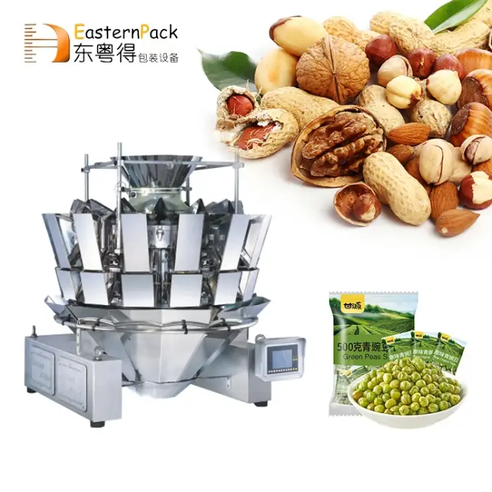 Doypack Candy Wafers Cookies Cheese  Filling Weighing Chocolate Biscuit Lollipop Jelly Gummy Packing Machine