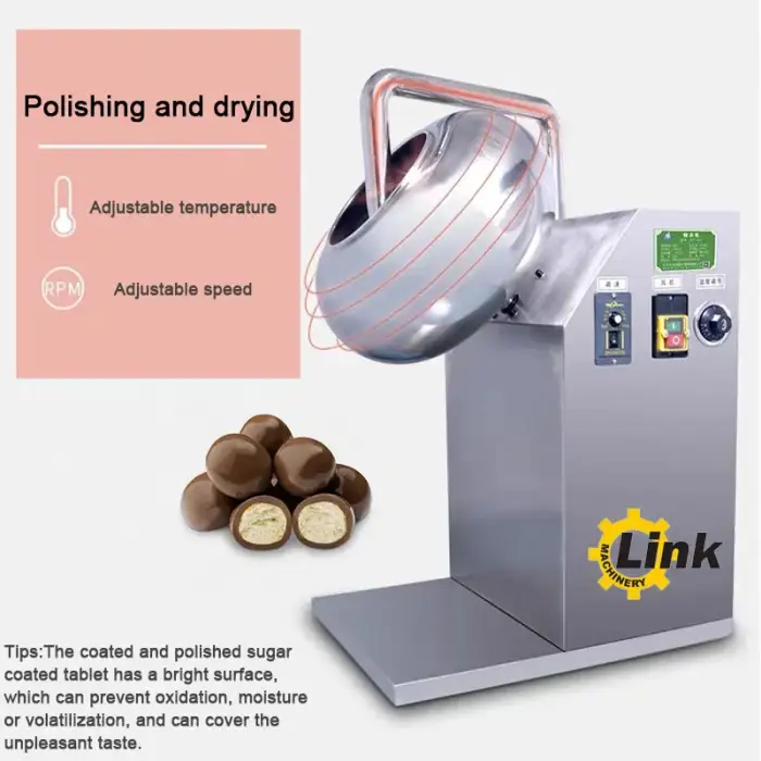 Chocolate Peanut Candy Coating Machine