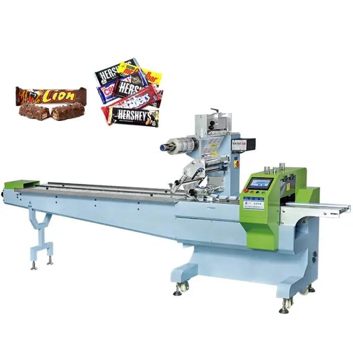 Commercial Candy Packaging Machine Chocolate Bar Wrapping Machine  Food Packing