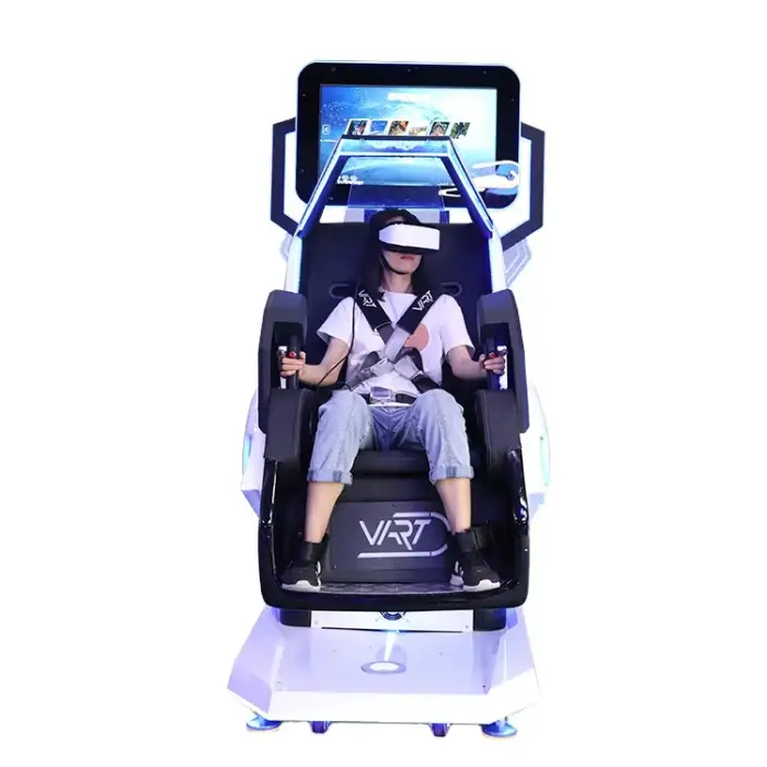 High Quality VR Machine 9DVR 32 Inch Indoor Fiber Glass VR Roller Coaster 360 Simulator 9D Virtual Reality VART 360 VR Chair